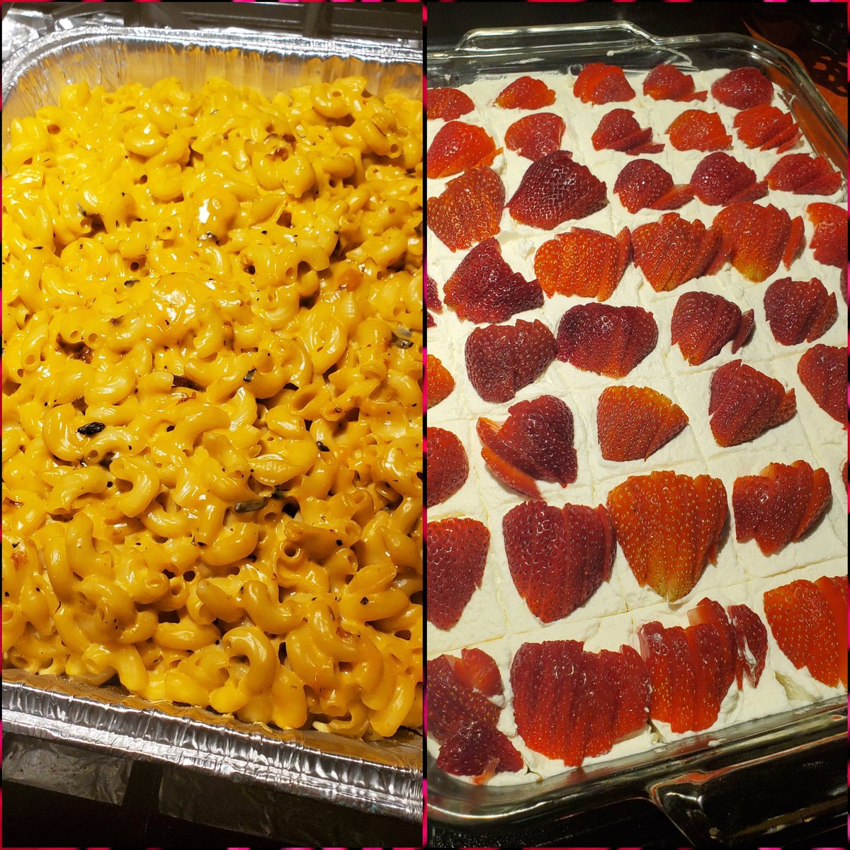 Mama_B_of3's tweet image. Made some mac n cheese and tres leches from scratch for my brother's 50th birthday! Happy birthday bro! #YouOldBro #QuarantineBirthdayParty #ICanCook #ICanBake #PinterestWin