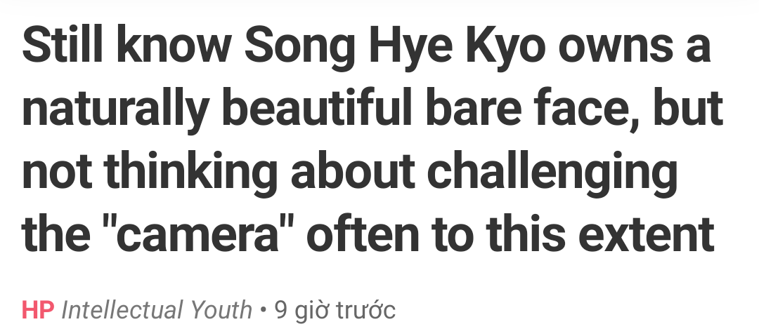 SHK_1122's tweet photo. Still know Song Hye Kyo owns a naturally beautiful bare face, but not thinking about challenging the "camera" often to this extent
HP Intellectual Youth • 9 giờ trước https://t.co/LGTZ1vvw0l