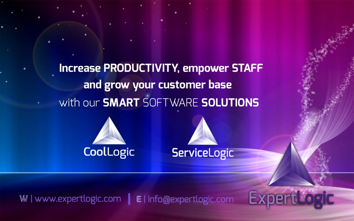 ExpertlogicLTD's tweet photo. ExperLogic the home of CoolLogic and ServiceLogic.
ExpertLogic creates software that solves business issues in new and better ways.
If we can be of any assistance to your business during these tough times, just get in touch via our website
https://t.co/xBh1MaDJ4a https://t.co/ggBqfeOjh2