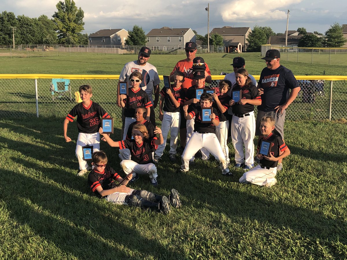 HBC12O's tweet photo. Congrats on the 2nd place finish at the ⁦@USSSA⁩ Summer Savage Showdown. You fought hard to make that championship game! ⁦@Harrisonbsball⁩ ⁦@HarrisonBaseba1⁩ #GoRaiders https://t.co/ys0cmcleaF