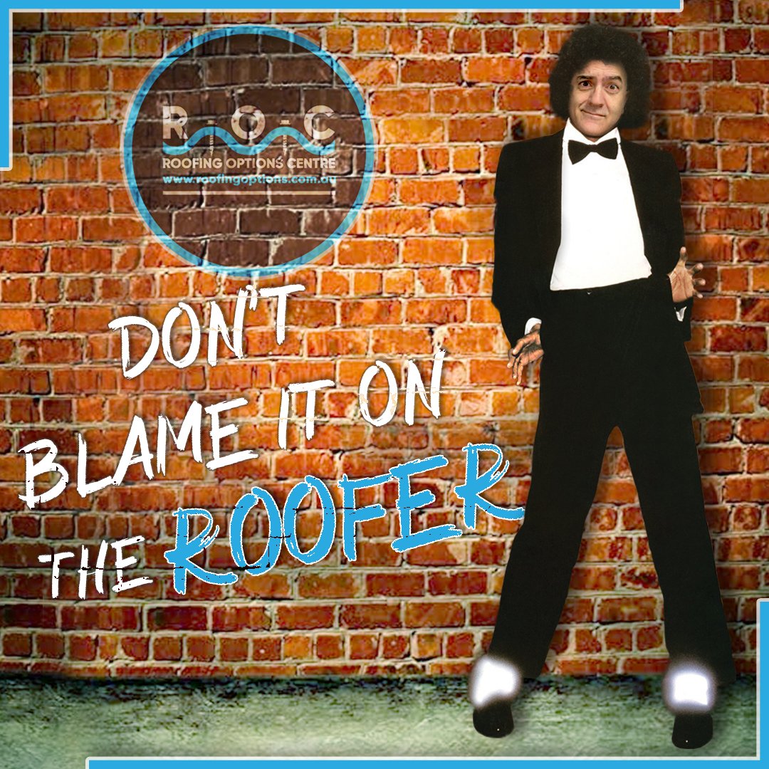 Roofing_Options's tweet photo. Don't blame it on the Roof Sheets,
Don't blame it on the Gu-tters,
Don't blame it on the Fla-shings,

Blame it on the ???  🤔🤔🤔

There's that afro again, maybe it is true!

#roofingoptionscentre #roofingoptions #ROCTV #colorbond #colorbondroofing #polycarbonateroof https://t.co/lMlGAn3cJj
