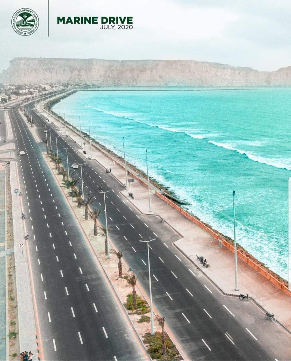 SMRQta's tweet photo. @Gawadar_Updates @PakEconomy  @BalochistanGovt
Good to see Gwadar marine drive,  roads &amp; floodlights on the beach. But people are more interested to see a fully functional Gawadar port, CPEC to strengthen our economy as per expectations. #CPECUpdate 
#GawdarUpdates https://t.co/EeibQpLFtN