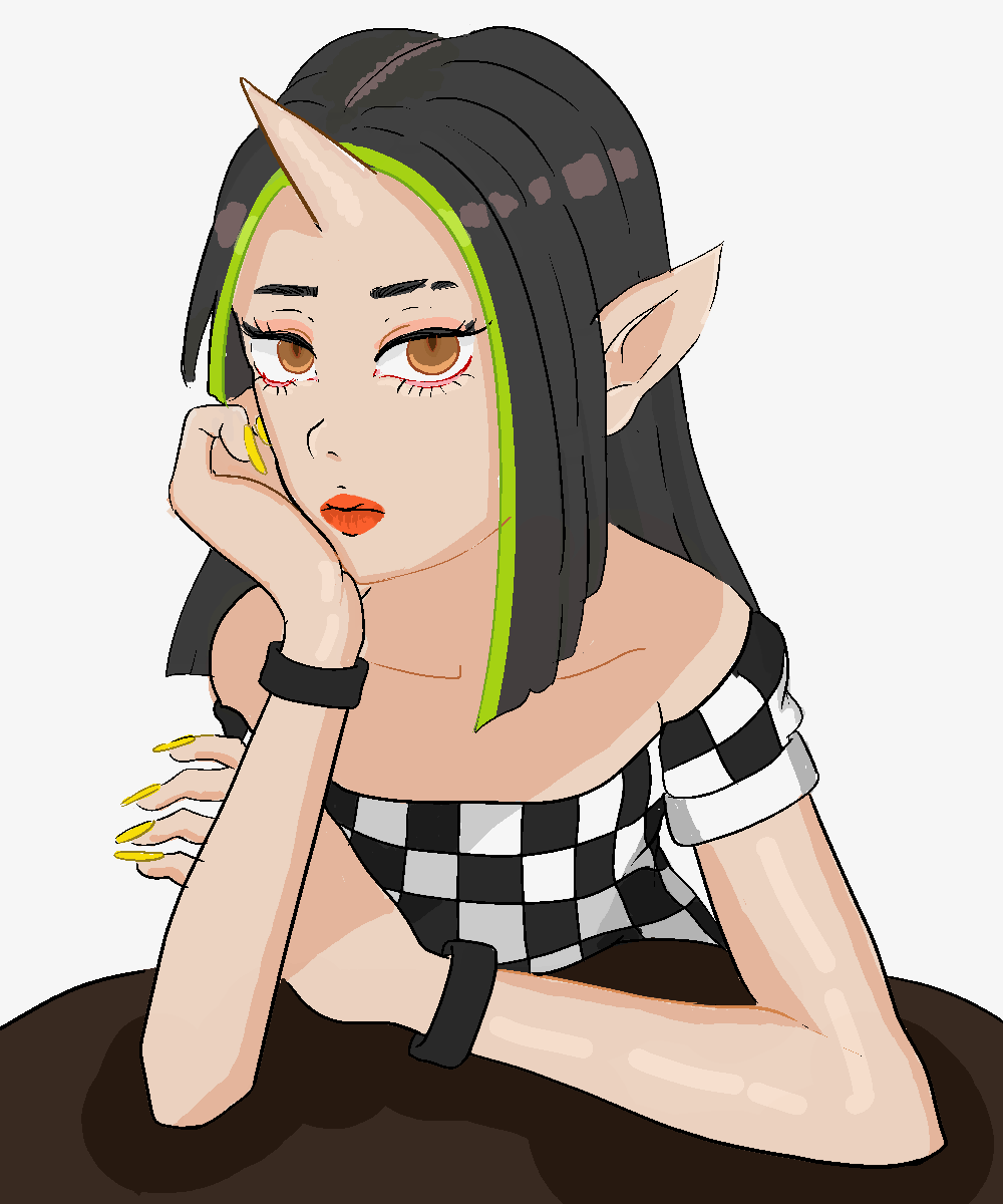 blkhr_'s tweet photo. #NobodyArtistClub I'm not very consistent but at least I'm consistent in drawing girls! https://t.co/d8ogr6VgQ5