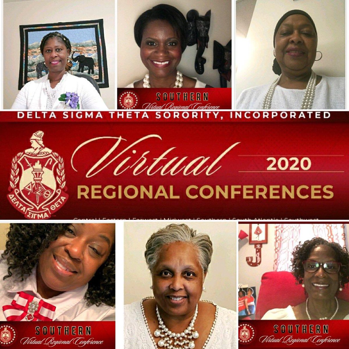 DST_SAC's tweet photo. Savannah Alumnae Chapter Members put on our violets and pearls to attend our Sorority's first ever Virtual Southern Region Conference! #DST1913 #SouthernRegionDST #DSTVirtual2020 #DSTSAC https://t.co/UQqHAUWJgQ