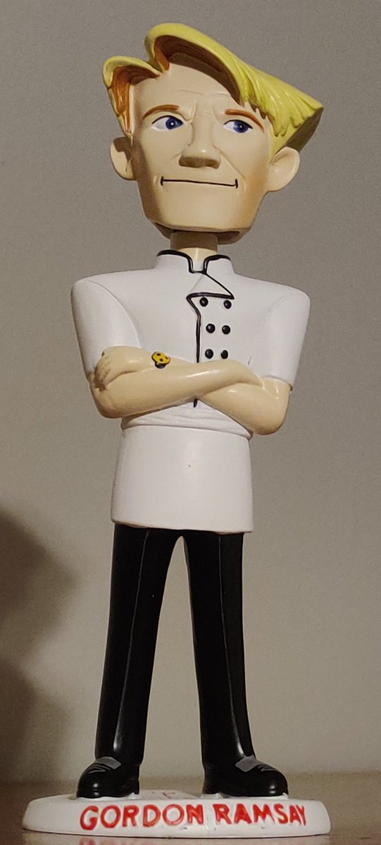 Jensor_'s tweet image. Thanks @GordonRamsay for making this bobblehead. It's almost as good as the food I had at Hells Kitchen Las Vegas