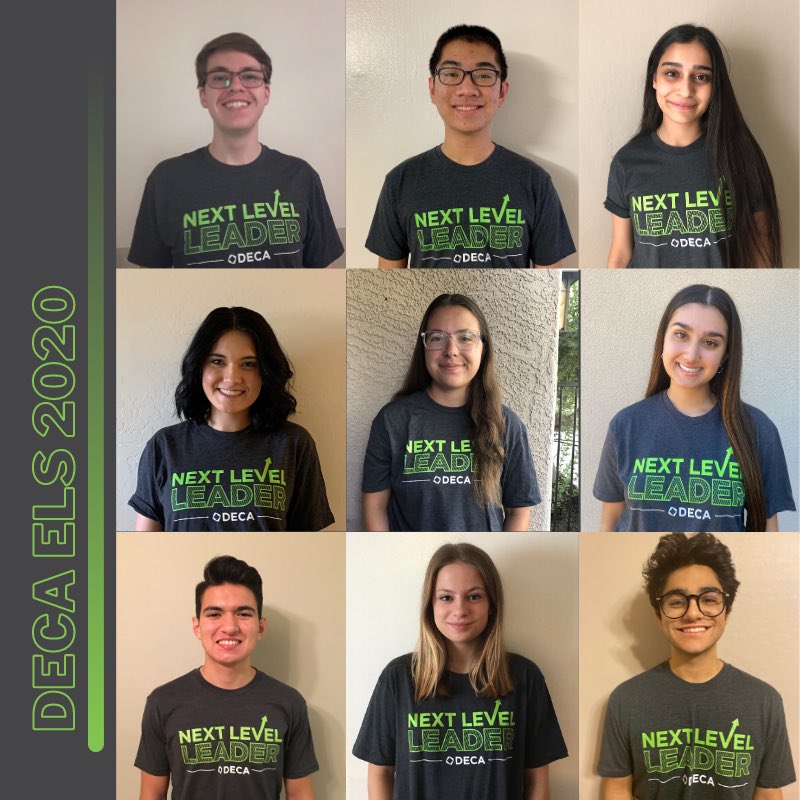 azdeca's tweet photo. This past weekend the Arizona DECA State Officer Team attended the first-ever virtual Emerging Leader Summit! Thank you to @DECAInc and @TEAMTRI for teaching the officers what it means to be a #NextLevelLeader! We can’t wait for what this year has in store! 💙🔹 #DECAELS https://t.co/bh0aE40RXY