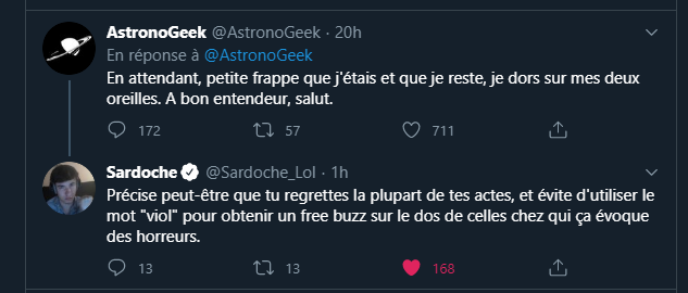 NPinjos's tweet image. Quand Sardoche devient la voix de la raison c&apos;est que t&apos;as vraiment merdé #Astronogeek