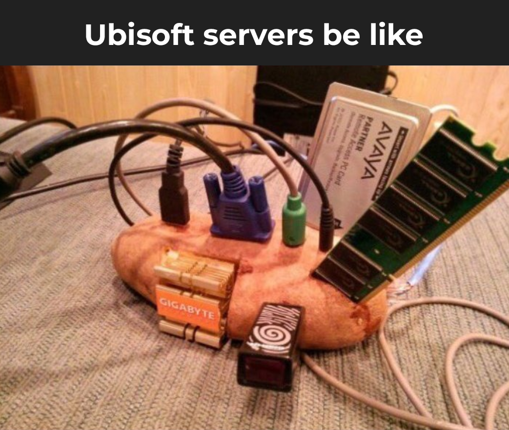 HardwareStube's tweet photo. #Ubisoft hat gerade Watch Dogs 2 gratis.... Und dann die Server wieder down.... 

 #UbisoftForward #UbiForward https://t.co/VxCUGnhFtc
