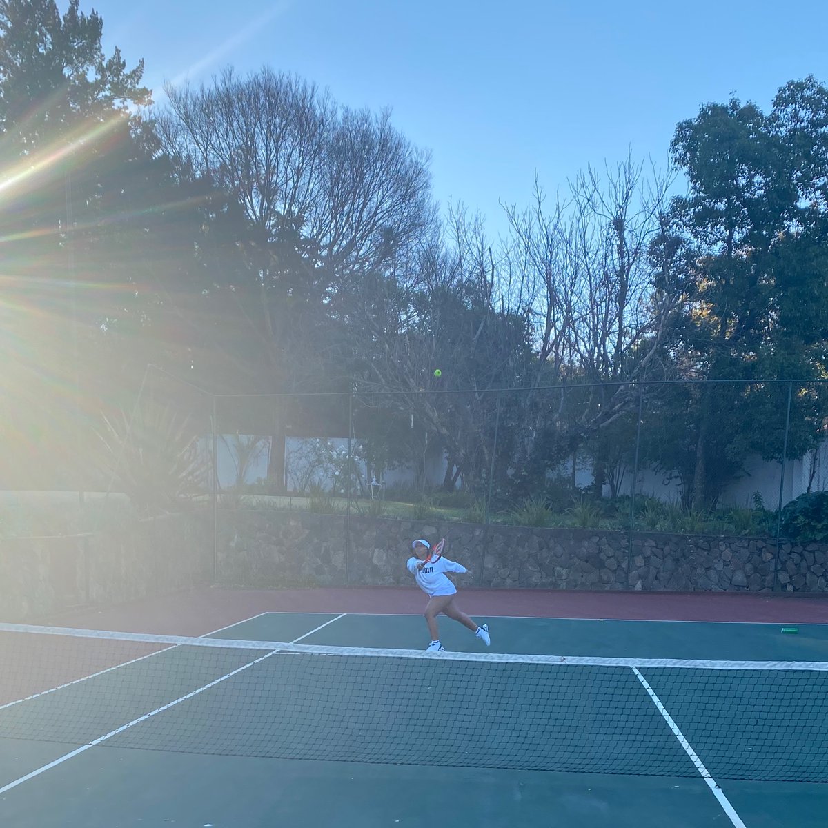 Boity's tweet photo. Today was perfect. 😍🙏🏾🎾❤️👑 https://t.co/LLGEJPfXQM
