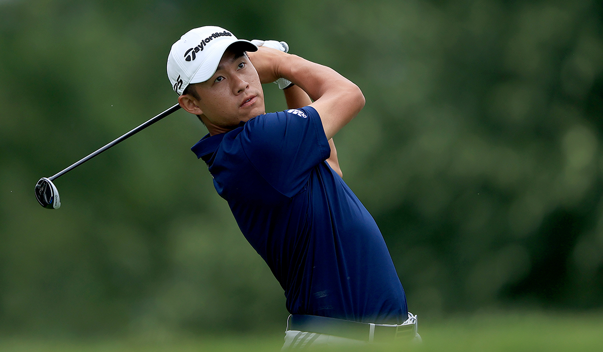 TaylorMadeGolf's tweet photo. Taking flight.
With his win at Muirfield, @collin_morikawa is projected to move to No. 13 in the Official World Golf Rankings. 📈 #SIMrescue #TeamTaylorMade https://t.co/D09vRp6GmQ