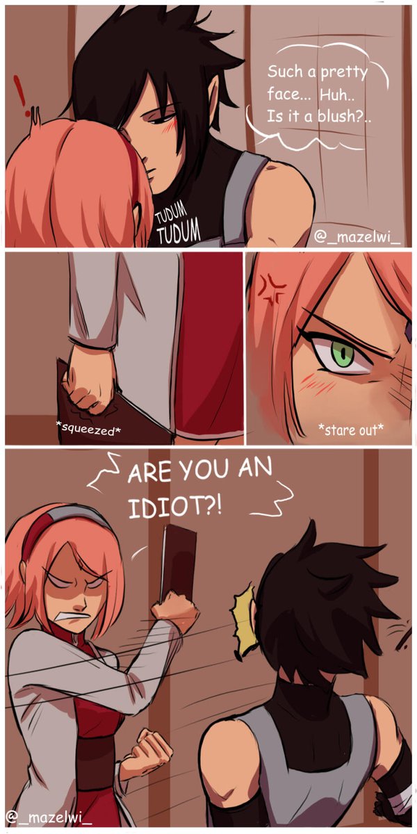 Mini comic with SasuSaku I love these kids no less than the original #Narut...