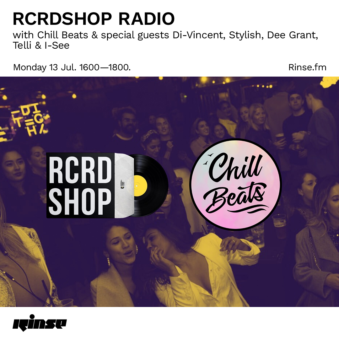RinseFM's tweet photo. Coming up at 4PM it's @rcrdshopuk with #ChillBeats #DiVincent #Stylish #DeeGrant #Telli & #Isee on https://t.co/Q0ed1kLtwe + 106.8FM
#RinseFM https://t.co/WIiFGIsOz8