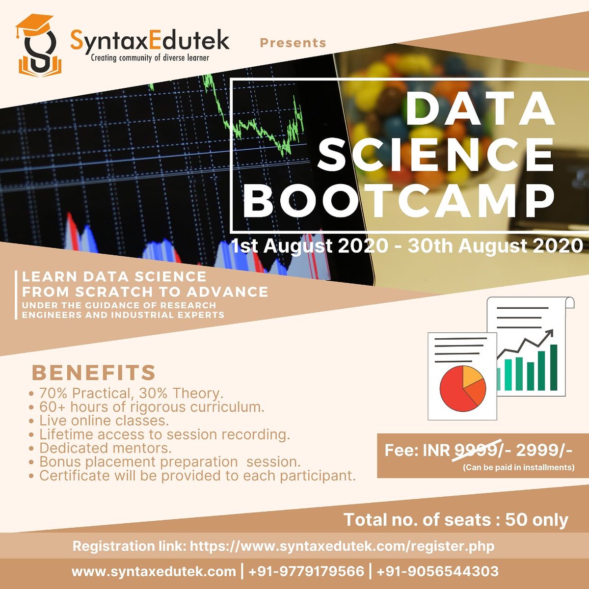 syntax_edutek's tweet photo. https://t.co/iCZsJarRdh
#SyntaxEdutek #IamSyntaxEdutek #DevelopingSkillsWithSyntaxEdutek #onlinetraining #datascience #industrialtraining #machinelearning #liveclass #bestonlineclass #trainingindelhi #ittrainigindelhi #datascincetrainigindelhi #comptetitiveprograming
#education https://t.co/JsSFwznPrm