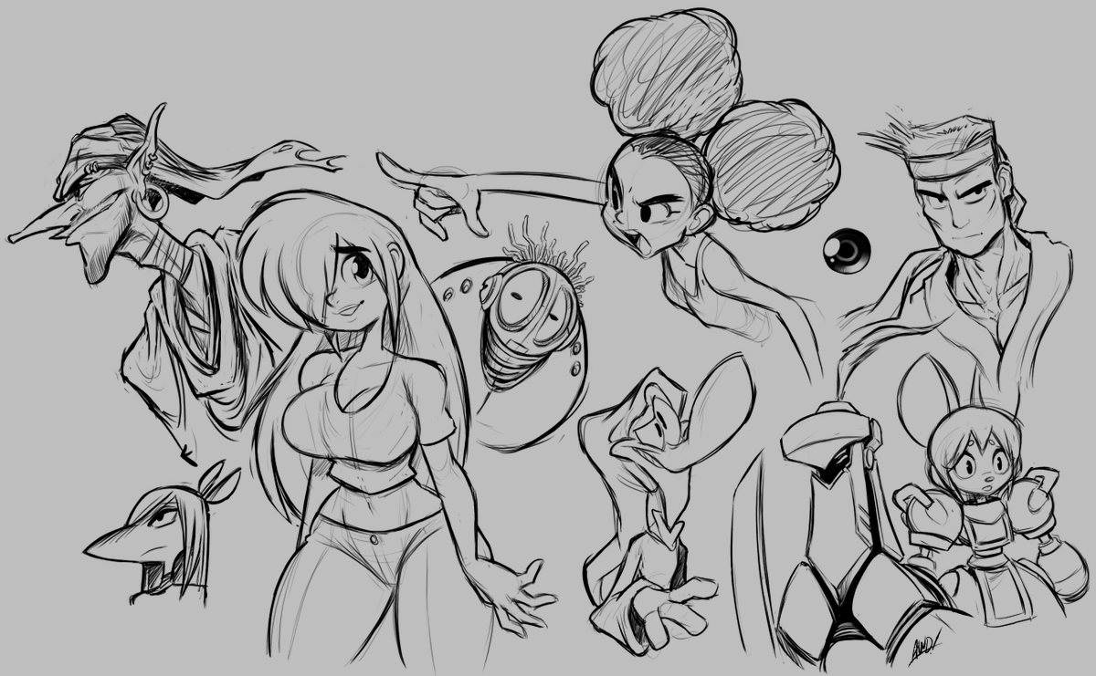 Goofing off in Drawpile for a bit with some folks. First time I've played around with the program... so it's just whatever