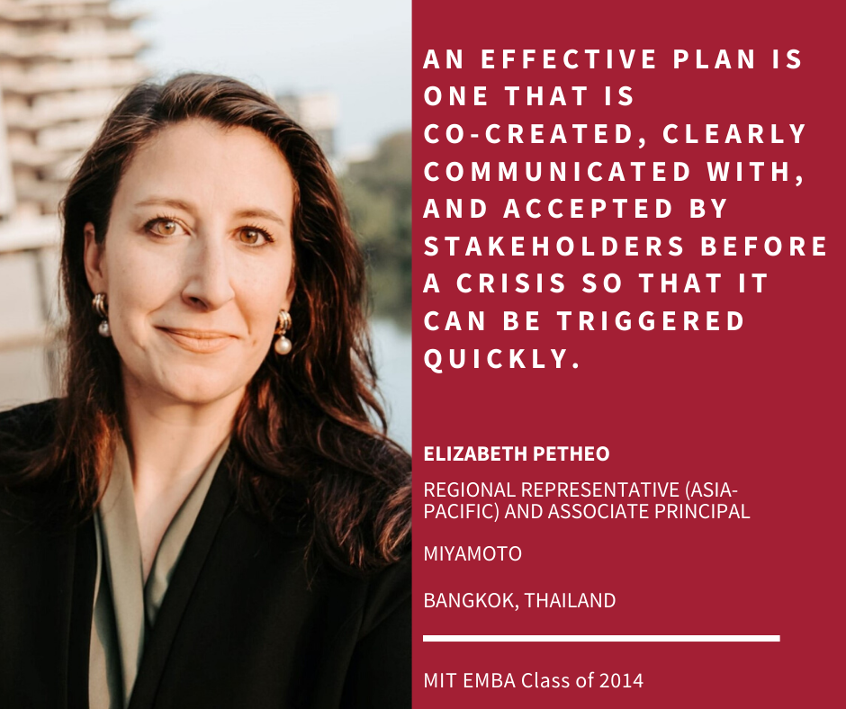 MIT_EMBA's tweet photo. Elizabeth Petheo, EMBA ’14, talks about how System Dynamics helped prepare her for emergencies in an organization during these unprecedented times. Link in the bio. #MIT #MITEMBA #MITSloan https://t.co/LbB3Gf4kXF