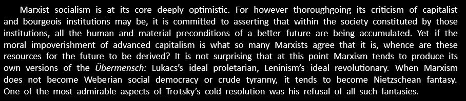 Bateman is the Alpha and Omega.The Ubermensch and the Last Man.He could be anyone of us and yet is all of us.