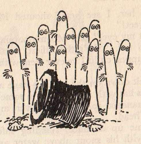 I just realized I've never drawn a hattifattener despite them being iconic moomin symbols.......wth 