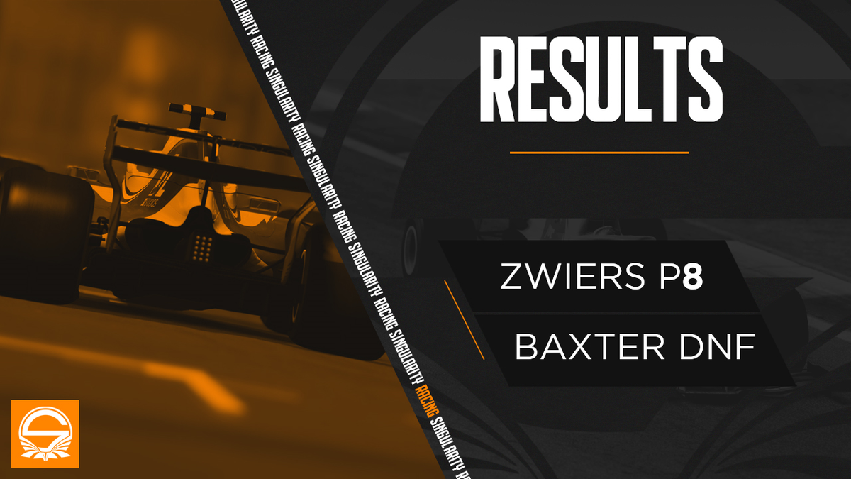 RacingSNG's tweet photo. 🏁🏁 checkered flag after 72 laps in Zandvoort for @FSR_esports 

@jordy_zw finishes in the points for his home race
@Baxterinho unfortunately retires due to a game issue

#SNGARMY https://t.co/iIKimUMfDs