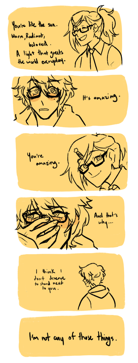 comics about him and his crush <:3c (or at least one of them, I'm a filthy multishipper)