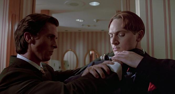 Louis, the husband of the woman Patrick is having an affair with, turns out to be in love with Patrick. When he discovers this Patrick rejects and reviles him. In fact there is a lot of hatred towards the Gay, deliciously ironic given Ellis' own predilections.