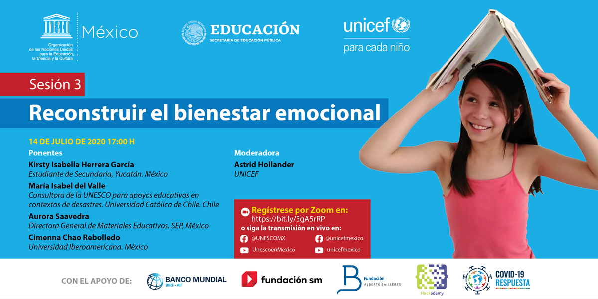 ¿Cómo responder a situaciones traumáticas, de pérdida, duelo y desgaste frente a los desafíos de la nueva normalidad escolar? Acompáñanos en la sesión del Seminario sobre Educación en Situaciones de Emergencia.

Registro: bit.ly/3gA5rRP 
Sesiones: bit.ly/3dtbSo2