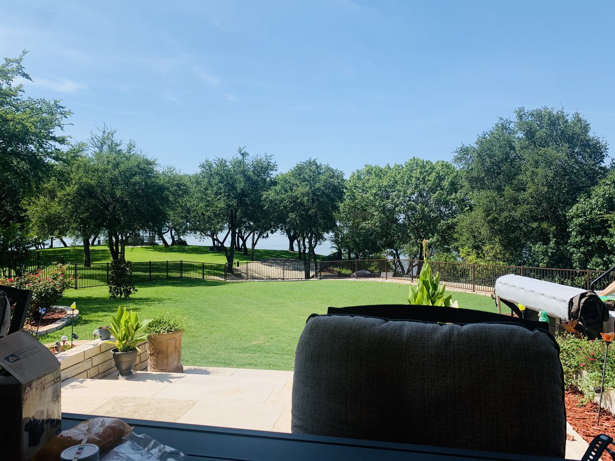 Working on my SIOP training with a view today. #LakeGranbury #WorkWithAView