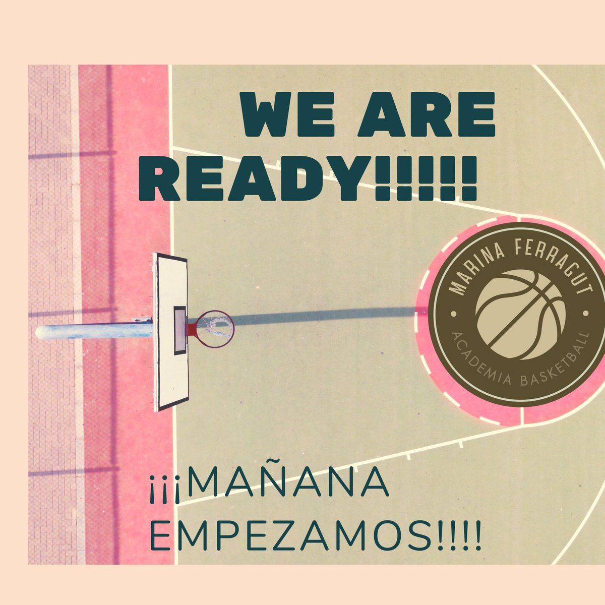 Mañana empezamos con los entrenamientos <a href="/AcademiaMarina/">Academia Marina Ferragut</a> @FerranPizcueta Muchas ganas y una gran responsabilidad en un año muy especial en el que seguiremos trabajando y mejorando el deporte que más nos gusta 💪🏼🏀🔝 #weareready #summerworkout20