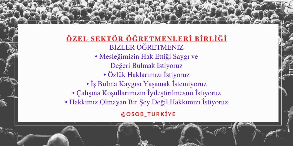 osob_turkiye's tweet photo. @ziyaselcuk @RTErdogan @zyildiz_ @tasar_cemal @MucahitArinc @makif_yilmaz @haozdemir @osman_oren @yildirimkaya40 @emrullahisler @mhpyasarkaradag @ikoncuk @vekilince @MTanal @oerdem42 @NazimMavis @CilezHasan @serkantopalchp 
#özelsektöröğretmenleri
Haksızlıkları görelim artık https://t.co/3BceXY3lr5