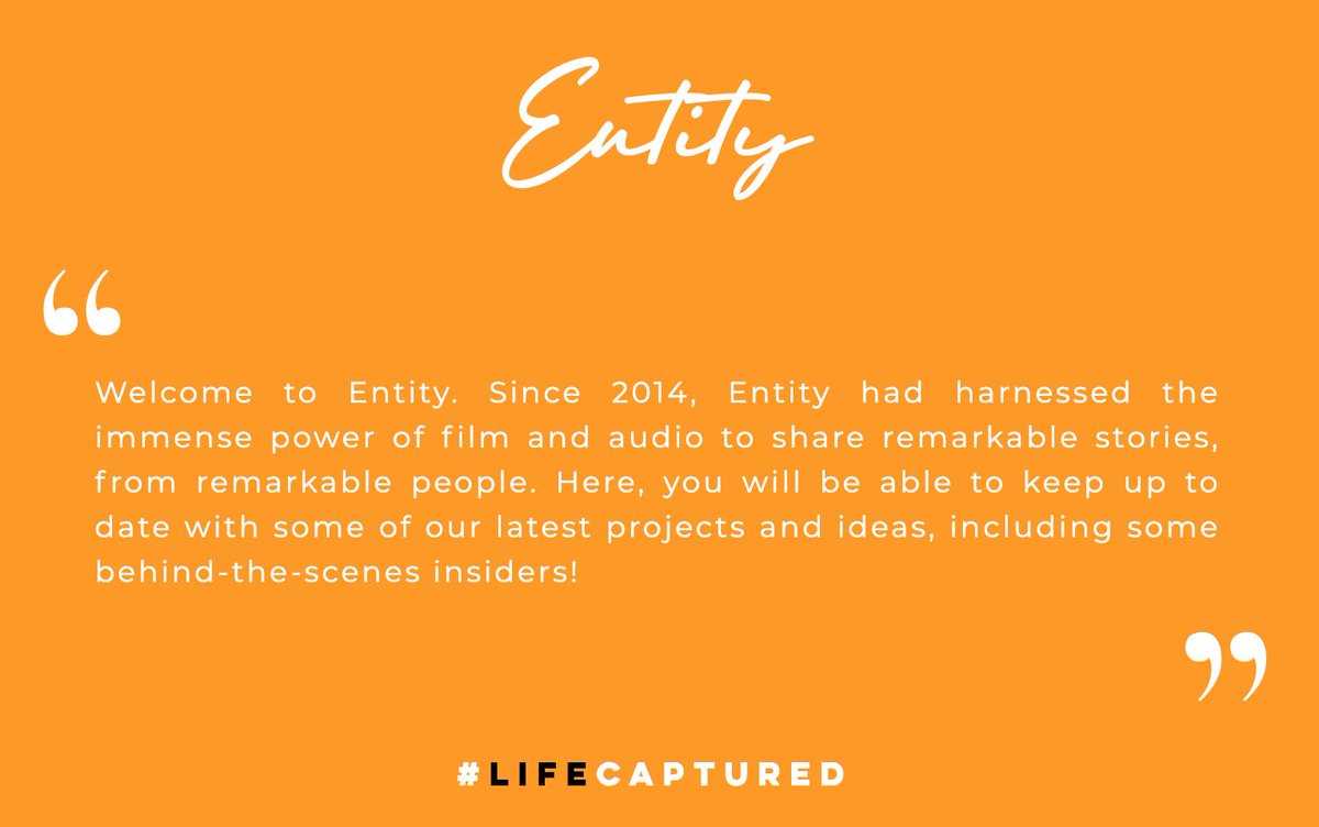 EntityFilms's tweet photo. #LifeCaptured https://t.co/MbZLHAidnH