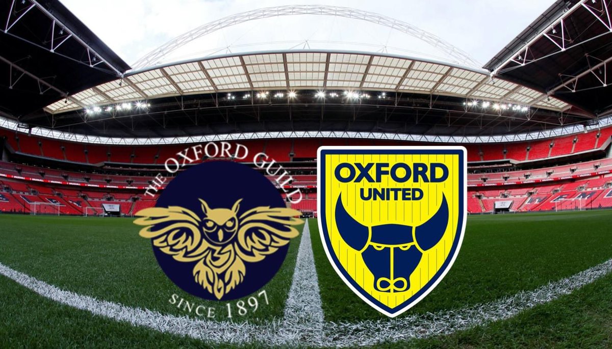 The Oxford Guild would like to wish <a href="/OUFCOfficial/">Oxford United</a> the very best of luck in the League One Play-Off Final at Wembley, on Monday 13th July (19:30 BST kick-off). Hoping Karl Robinson and the team can cap off a great season with promotion to the Championship! #OUFC #COYY