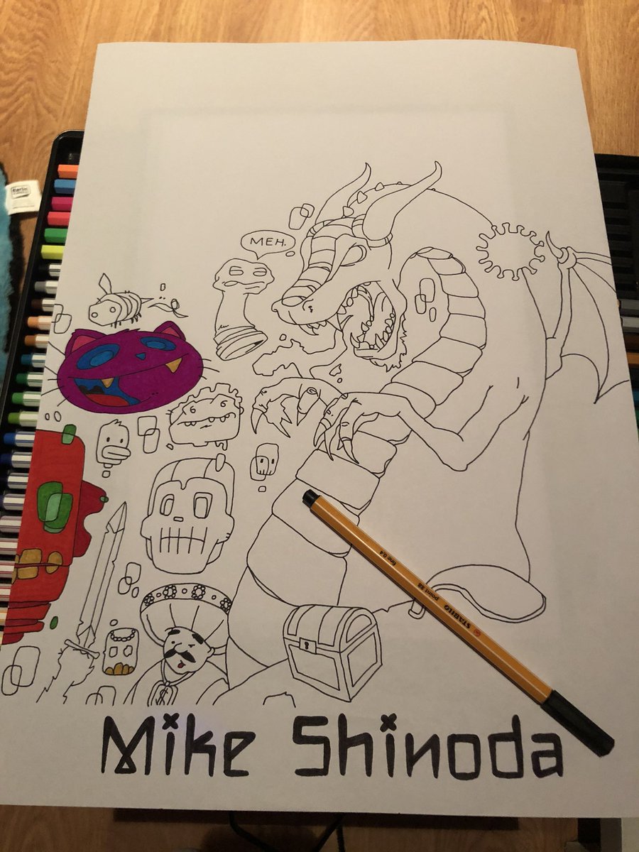 Ficry13's tweet photo. Hey daddy could you please do me a favour and write my boss a note explaining why I will be late for work tomorrow morning 😅
I should’ve been in bed like an hour ago!!! 😱
@mikeshinoda #DroppedFramesVol1 #MsArtTherapy https://t.co/QXmZhJ1XaB