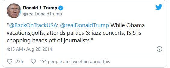 dachschatten's tweet photo. @realDonaldTrump while u tard golf and tweet more americans are dying. good job scum https://t.co/CxmsX95Nwy