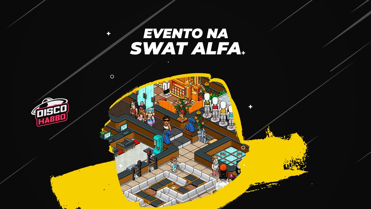 FsDiscoHabbo's tweet photo. Tá rolando um super evento na Polícia Swat Alfa !!! Vai perder? Vale HC !!! Acessa aí: https://t.co/NQnzDWKYXw e saiba como participar! https://t.co/qytY4wGgyp
