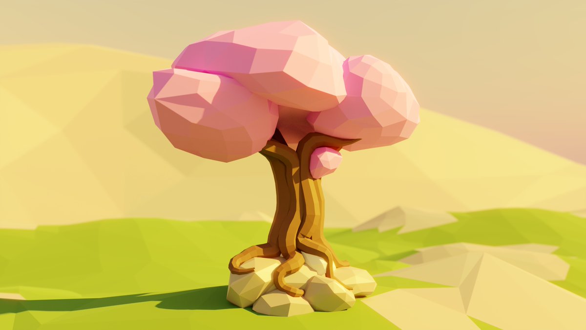 skysm_rblx's tweet photo. When u can't afford a Bonzai tree make one for yourself on Roblox c:

The second picture's render credits 2 this dork @synakes 
#Roblox #RobloxDev #robloxart https://t.co/3mbwRPFU7w