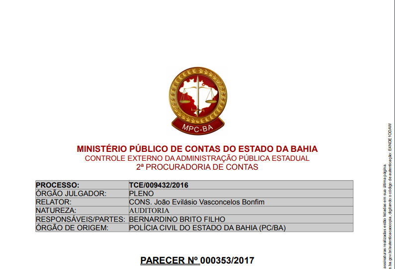 WadrsSantos's tweet photo. @TCEBAOFICIAL POR QUÊ O GOVERNO NÃO NOMEIA OS NOVOS POLICIAIS CIVIS? ORÇAMENTO DO CONCURSO FOI PRA MIL VAGAS, SÓ PASSARAM 313. DOTAÇÃO EXISTE!! JÁ É DO CONHECIMENTO DE VOCÊS A NECESSIDADE URGENTE DE EFETIVO NA PCBA, CONFORME PARECER (PROCESSO TCE/009432/2016) https://t.co/7EXIoDuiVO