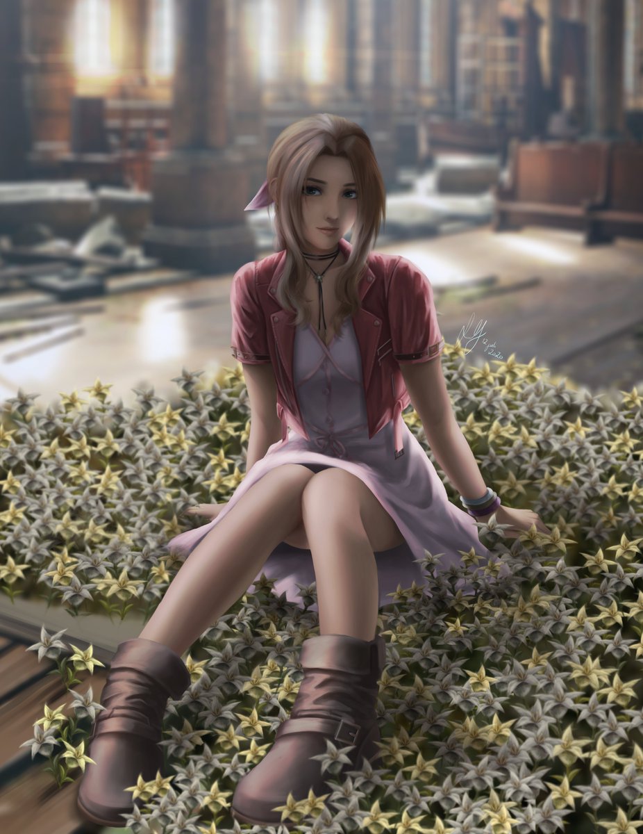 andvariinn's tweet photo. Favourite girl 💮 #Aerith #FF7Remake https://t.co/KdvIlWsYJ0