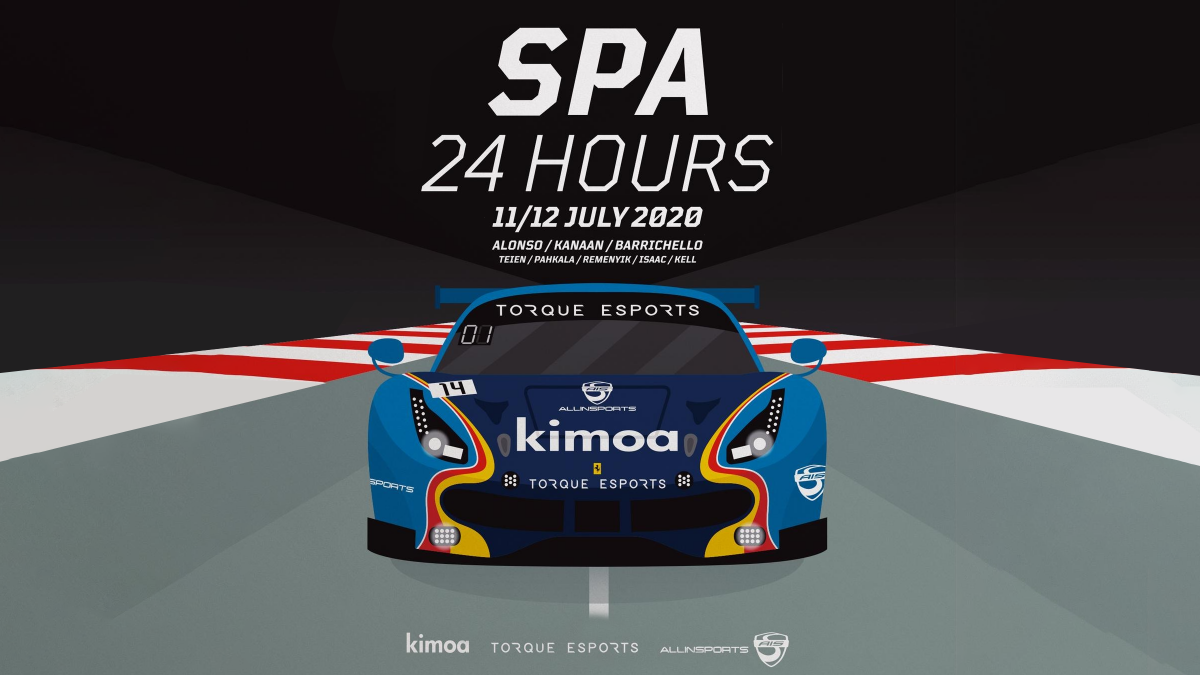 Amazing performance from the FA/RB Allinsports team in the <a href="/iRacing/">iRacing</a> Spa 24.
🏆 Won by 2 laps
⏱ 5 minute, 49-second margin
🏁 602 laps completed
<a href="/alo_oficial/">Fernando Alonso</a>, <a href="/rubarrichello/">Rubens Barrichello</a>, <a href="/TonyKanaan/">Tony Kanaan</a>, <a href="/JarlTeien/">Jarl Teien</a>, <a href="/OlliPahkala/">Olli Pahkala</a>, @Veloce_Isaac21, <a href="/BalazsRemenyik/">Balázs Remenyik</a> <a href="/DanKell18/">DANKELL</a>