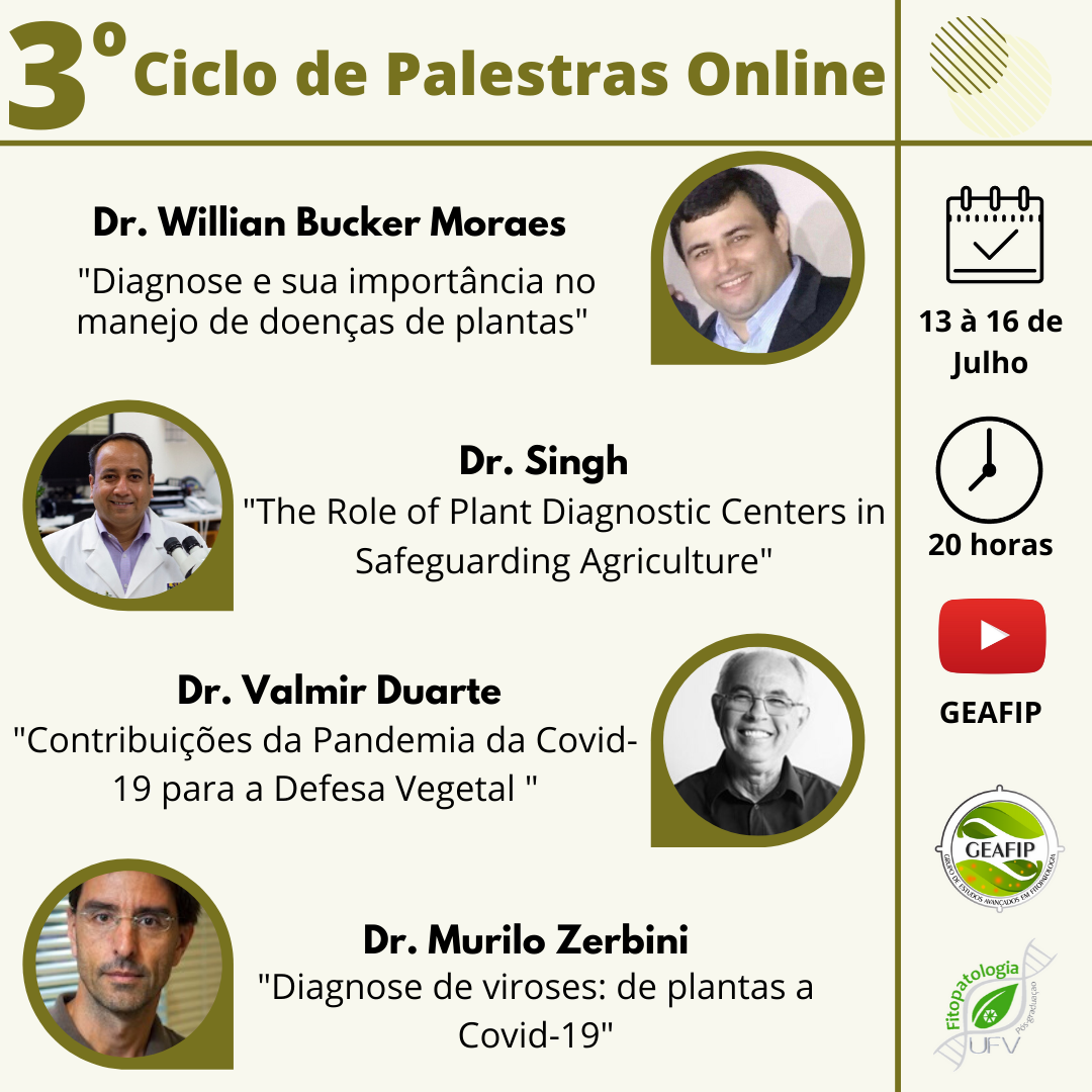 It's tomorrow! Don't miss our 3nd cycle of lectures. To follow, subscribe to our YouTube channel and prepare your questions.