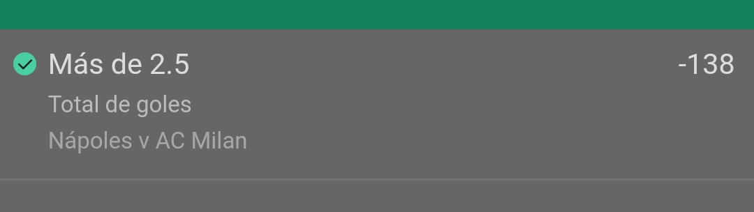 KaiserPicks_'s tweet photo. Ganamos en el Premium este buen pick de Serie A, sin complicaciones✅

Ov2.5 [-138] ✅💰

🔁❤️ https://t.co/vCVTB6MzAg