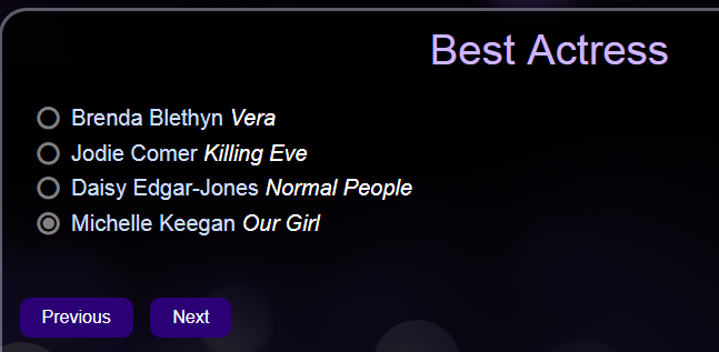 Make sure you vote <a href="/michkeegan/">michelle keegan</a> as best actress, our girl as best drama and brassic as best comedy at the tv choice awards!