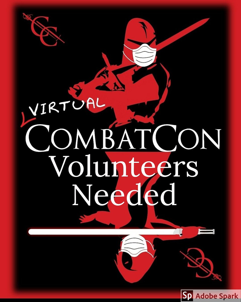 We are looking for volunteers to help with running Virtual CombatCon this year. If you have the skills listed below and would like to help out in return for full access to Virtual CombatCon, please reach out to our Volunteer Coordinator at  volunteer@combatcon.com
