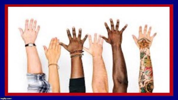 AuthorJoeNBrown's tweet image. We are all human~ and the same species. We all have a mind, arms, legs, a head, hands, feet, and a body. What difference does it make it someone is black, white, beige, yellow, or brown skin? There is NO superior being. #RacismMustFall #RacismInAmerica #RacismIsStupid @ali_tara8