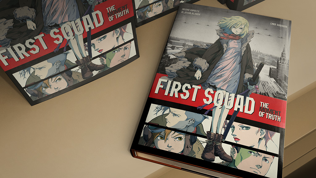 eigoMANGA's tweet photo. We're within $900 away from reaching our Kickstarter goal! Join our campaign today! #FirstSquad #Kickstarter #eigoMANGA https://t.co/vd82EKGQzR https://t.co/ezQDoUssGT