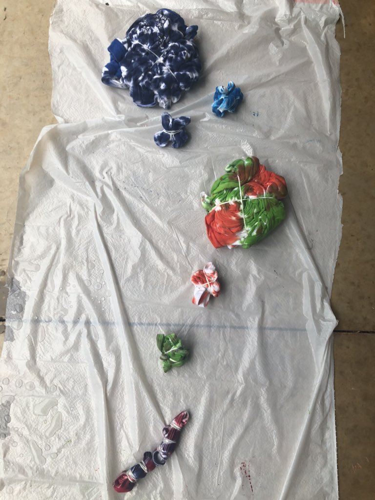 Playing the yard and tie dyeing with my favorite little boy!  Good for the soul!