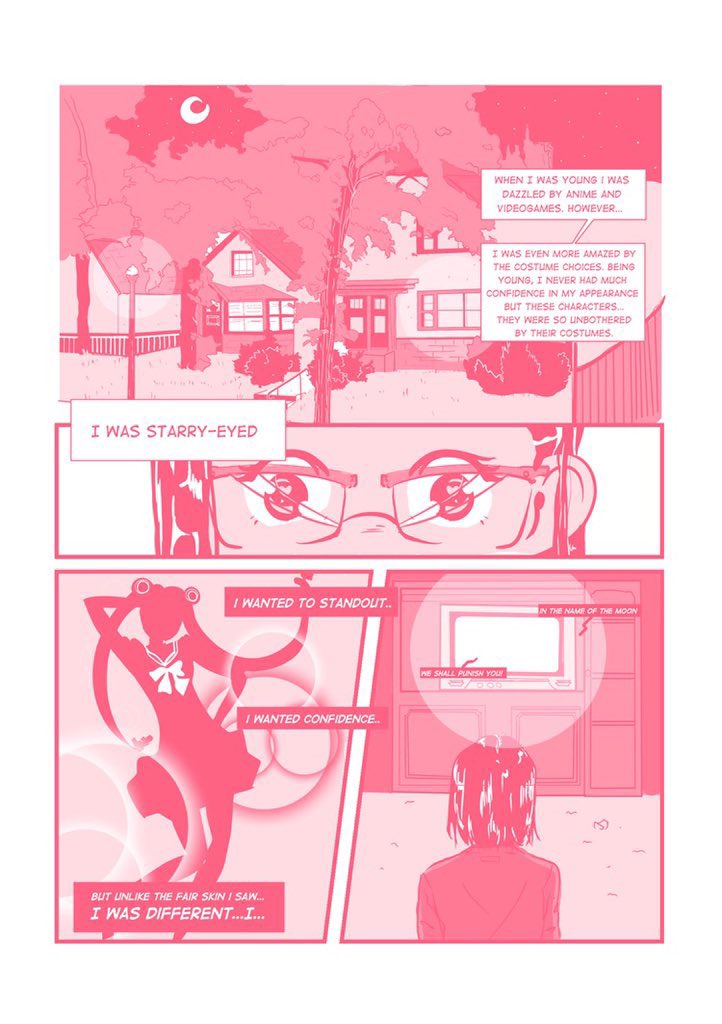 Also I made a comic about being a black cosplayer hrtz 