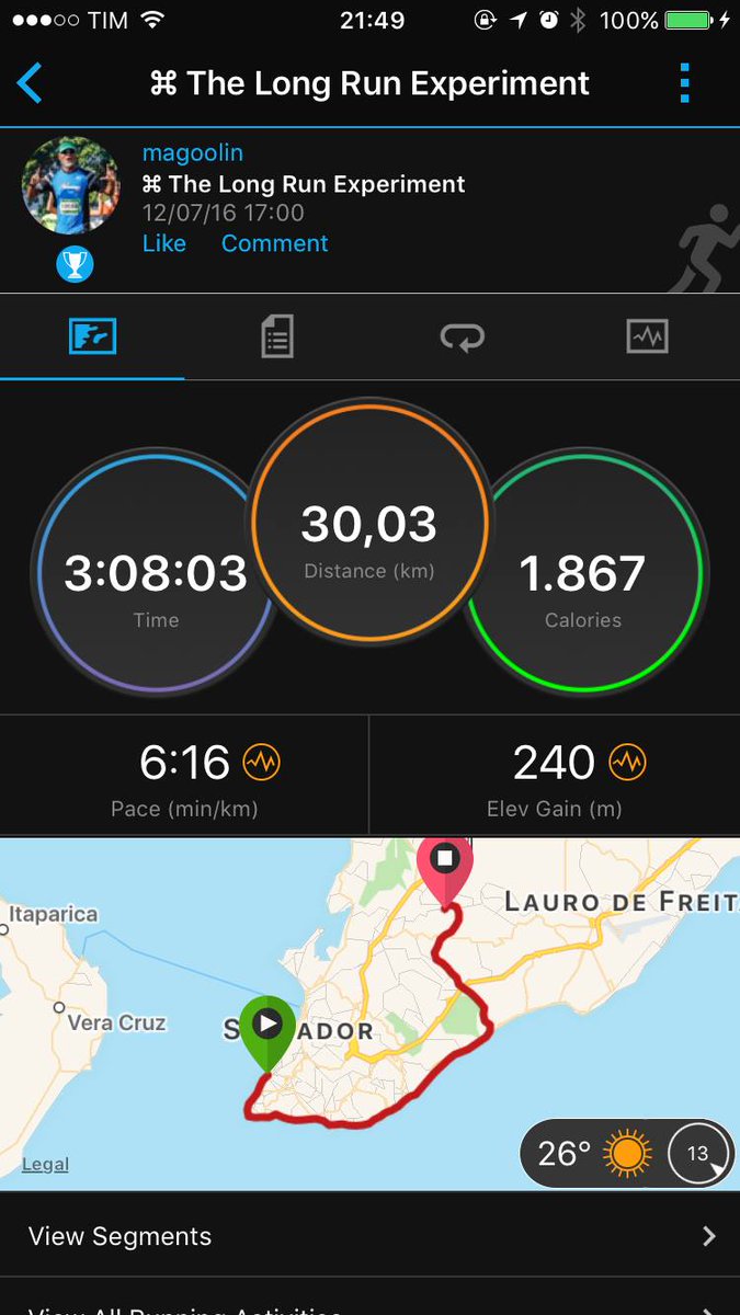 magoolin's tweet photo. saudades de correr 30k pela orla de salvador né meu filho!
#run #triathlon #triatlo 30k #longrun #longao #salvador https://t.co/K45hUNdpLx