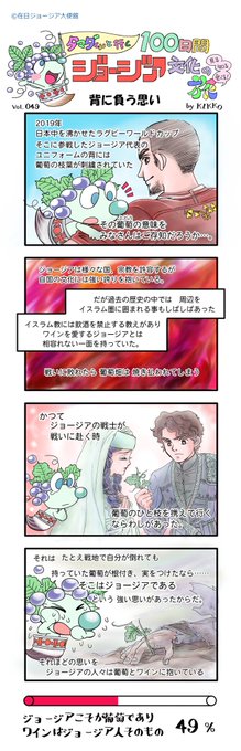 おはようございます。皆様にとって過ごしやすい1週間となりますように、ガウマルジョス?????

それでは本日の分です。

49日目
『背に負う思い』
#タマダくんと行く100日間ジョージア文化の旅 