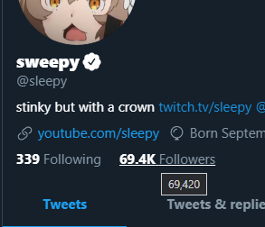 sleepy's tweet photo. i have nothing more creative to tweet, but hey we did it.. i guess? https://t.co/9tDg6JI3RR