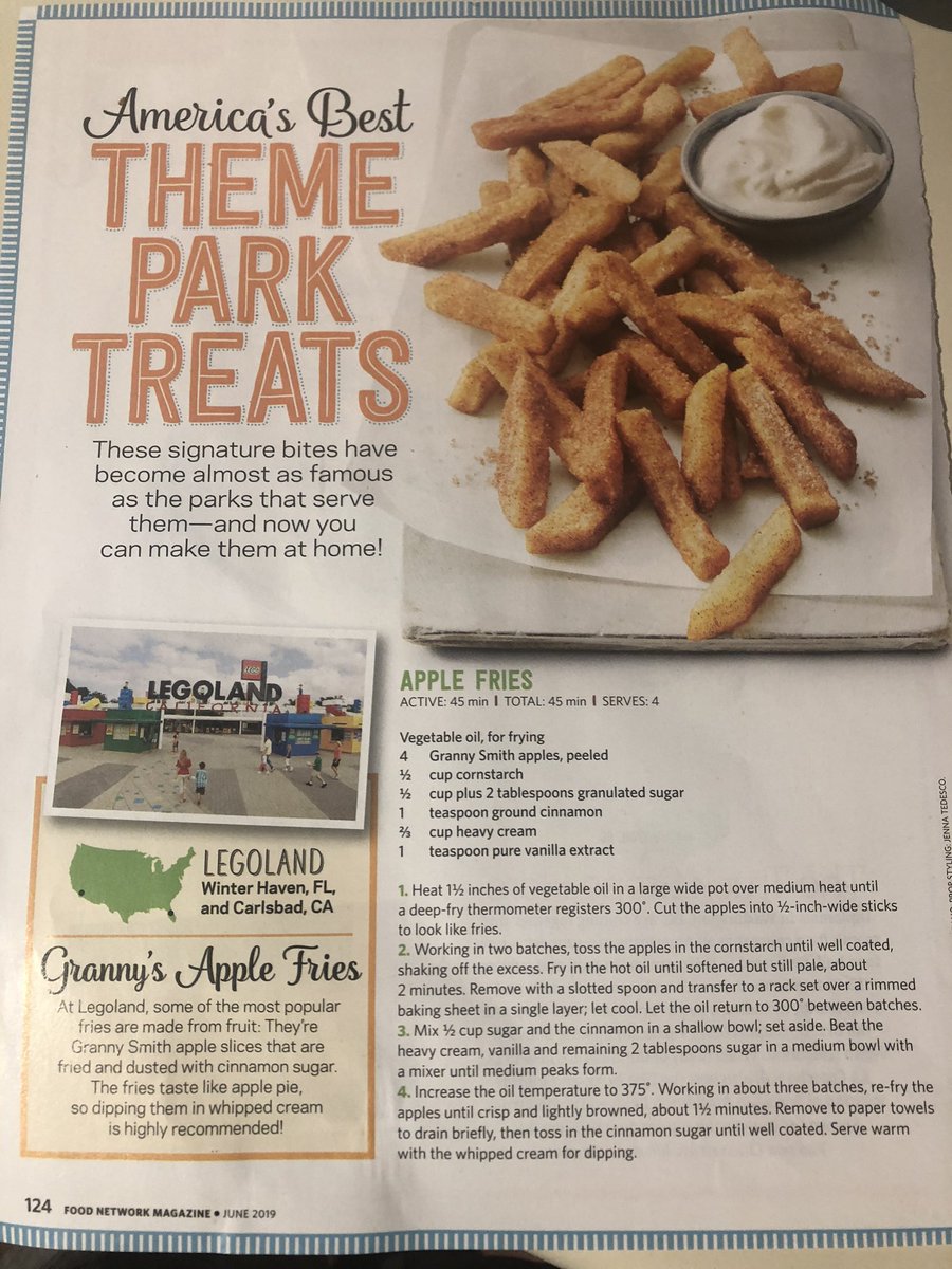 LaurenKRoberts's tweet photo. Found this recipe in a year old Food Network magazine and all I can say is MAKE THEM! They are AMAZING! #AppleFries https://t.co/RIjdK1d0C7