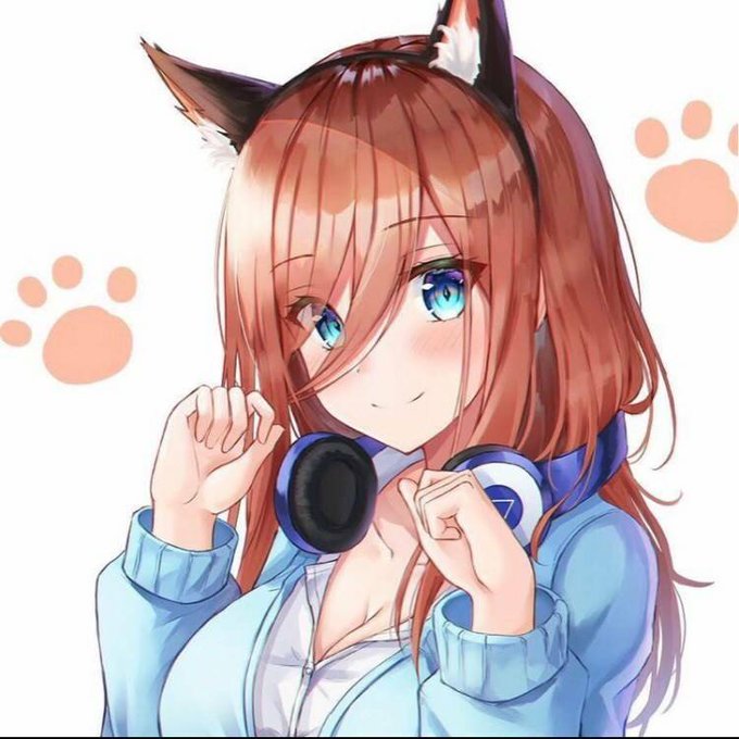かみ♡フォロバ428%♡㌥((投稿不定期さんがTwitterに投稿した中野三玖(五等分の花嫁)のイラスト。